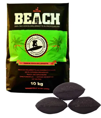 Productafbeelding van Premium Kokosnoot Grillbriketten voor BBQ en Smoker (10 kg)