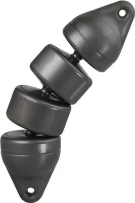 Produktbild von Plastimo Articulated Fender Schwarz Schwarz One Size