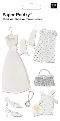 Immagine prodotto di adesivo sposa 3D