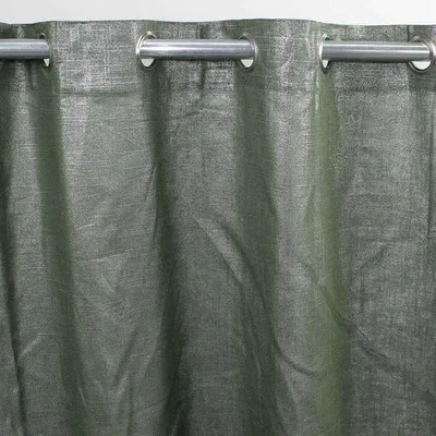 Obrázok produktu pre Khaki dúhový lesk záclony 140x250