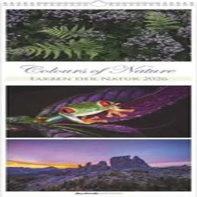 Produktbild von Colours of Nature Triplets 2026 Streifenkalender XXL 25x69