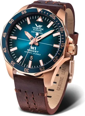 Produktbild von Herrenuhr VOSTOK EUROPE NH35A-225B616 klassisch in Marineblau wasserdicht