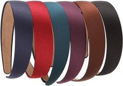 Produktbild von Famanu – 6 Haarbänder, 2,5 cm breit, mit rutschfestem Band