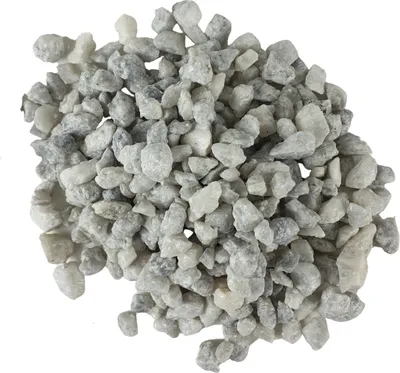 Produktbild von 25 kg Marmorsplitt weiß Carrara Kies Körnung 9-12 mm