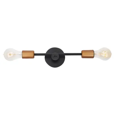 Produktbild von RetroStick Wandleuchte 2-flammig 37cm Kupfer