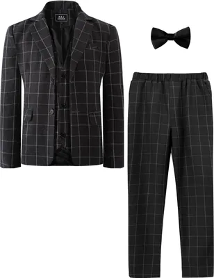 Produktbild von mintgreen Kinder Anzug Set Jungen, Formelle Anlässe Hochzeit Anzüge Für Tuxedo B