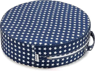 Productafbeelding van Famanu Zitkussen voor stoelverhoger - Rond, 34 x 34 x 10 cm, antislip
