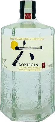 Immagine prodotto di Roku Gin Il gin artigianale giapponese 43% Vol. 0,7l