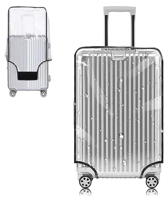 Immagine prodotto di Custodia protettiva trasparente in PVC, 61 cm, con cerniera, per valigie da viaggio