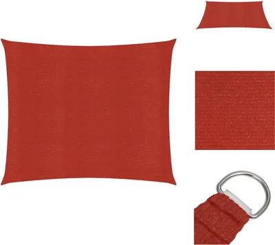 Obrázok produktu pre vidaXL Markíza 160 g/m² červená 2,5x3 m HDPE - Slnečníky a tienidlá