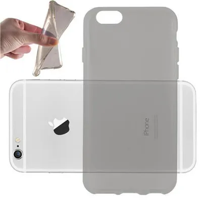 Produktbild von Cadorabo Hülle für Apple iPhone 6 PLUS / 6S PLUS Schutz Hülle in Schwarz Schutzhülle TPU Silikon Cover Etui Case