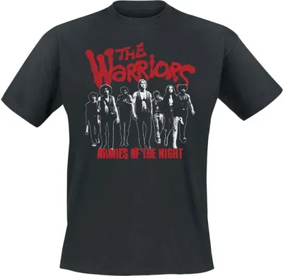 Productafbeelding van Warriors T-shirt voor heren, "Armies of the Night", zwart, maat XL
