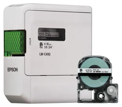 Productafbeelding van LABELWORKS Epson LW-C410PX: Draadloze Bluetooth-etikettenprinter voor thuis en onderweg