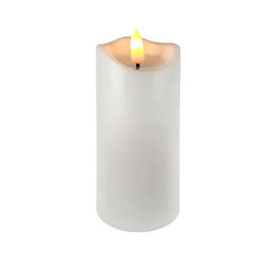 Produktbild von MasterLED LED Kerze 13 cm mit Flammeneffekt 2000 K, weiß, 8 lm, 2x AA, IP20