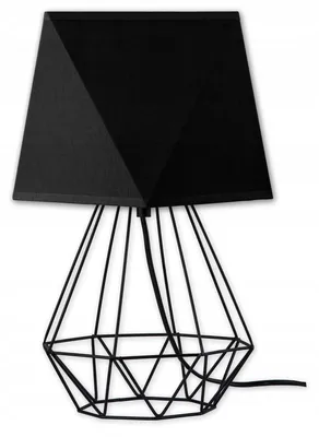 Produktbild von Glimex DIAMENT Drahtlampe mit Schirm Nachttisch Schreibtisch