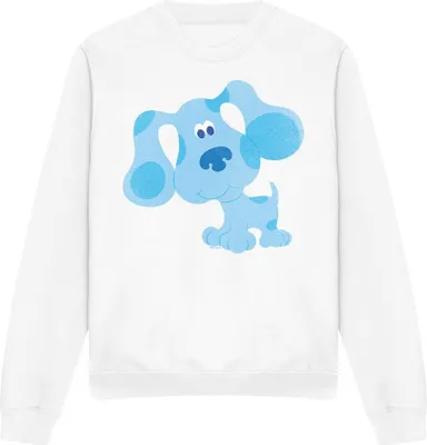 Immagine prodotto di Blue's Clues - Felpa "Blue Hug" per uomo/donna unisex TV12902 (L) (Bianco)