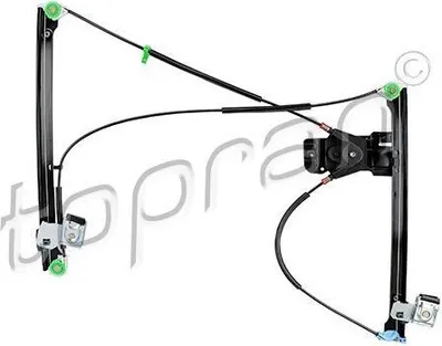 Obrázok produktu pre TOPRAN 104 044 Ručný okenný mechanizmus vpredu vpravo pre VW Polo hatchback (6N1)