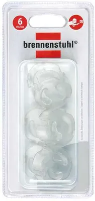 Image de Brennenstuhl Protection enfants pour prises 6 pièces dans un paquet 2 pièces