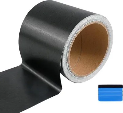 Produktbild von Vinylschutzfolie - Beschichtete Autoabdeckung - Luftdurchlässige Kanäle - 10 cm x 900 cm