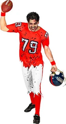 Produktbild von Kostüm Zombie Footballer (Shirt, Hose) Größe: XL