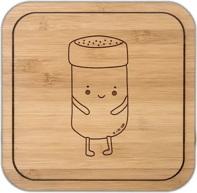 Produktbild von Mr. & Mrs. Panda kork untersetzer Beste Freunde Salz - Transparent - Geschenk, Tiere, gläseruntersetzer, Coaster, Tassenuntersetzer, Tischschoner, Fehlende Keywords