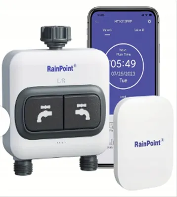 Produktbild von Doppelgarten-Bewässerungssystem-Kit Controller Regensensor