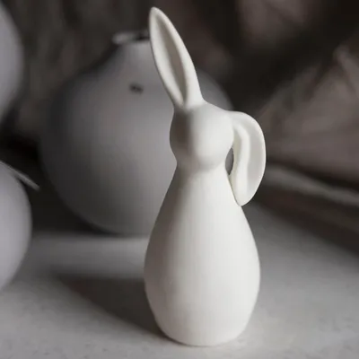 Produktbild von Osterdekoration Hase Sixten - weiß: large