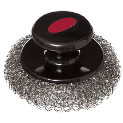 Immagine prodotto di Spazzola in acciaio inox per plancha - 10 cm