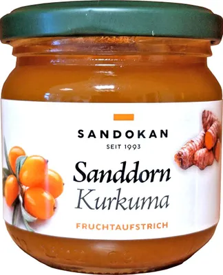 Produktbild von Fruchtaufstrich Sanddorn-Kurkuma