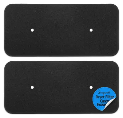 2x Wärmetauscherfilter 275x125x10 mm für Hoover Candy