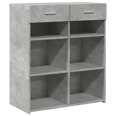 Produktbild von Sideboard Betongrau 80x42,5x93 cm Holzwerkstoff