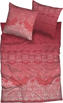 Produktbild von Casatex Bettwäsche Demir" rot 1x 135x200 cm + 1x 80x80 cm"