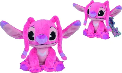 Produktbild von Simba 6315876954NPB - Disney Lilo und Stitch Plüschfigur, 25cm, Angel, Kuscheltier, ab den ersten Lebensmonaten geeignet