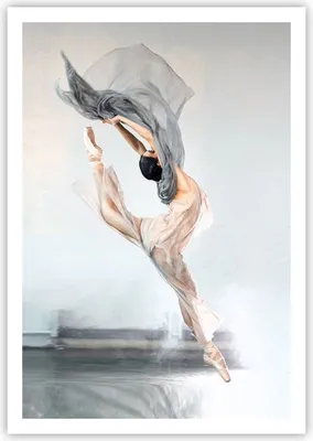 Produktbild von Poster - Poster ohne Rahmen - Tanz Frau Ballerina - 70x100 cm - Wand Bild - Wanddeko - Wandbilder - Kunstposter - Wandposter - Bilder - Kunstdruck - Wanddekoration - Wandbild - P2XPA70x100-5030