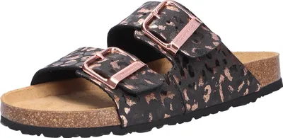 Produktbild von Tamaris Damen Pantolette, schwarz(blackleopard (090)), Gr. 36