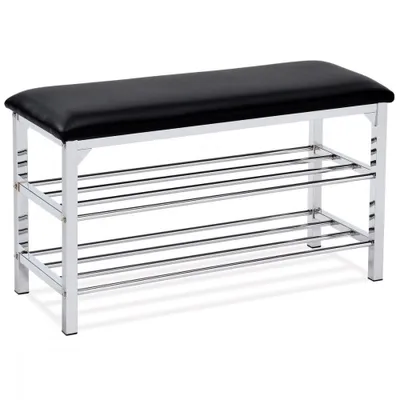 Image de Autronic Porte-chaussures / tabouret 83169 CR