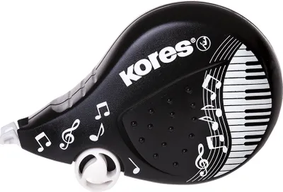 Immagine prodotto di Rullo correttore monouso Kores "BLACK & WHITE"
