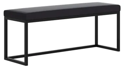 Produktbild von Minimalistische gepolsterte Bank „Larsa“, 80 x 35 cm, Fußhocker