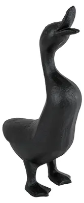 Immagine prodotto di OttoSimon Scultura Oca nera in ghisa Decorazione 25 cm