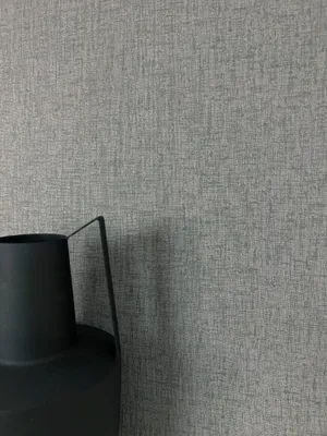 Produktbild von NEWROOM Tapete Anthrazit Vliestapete Unifarbe - Universal Modern Dunkelgrau Grau Struktur Leinen-Optik Einfarbig Uni Stoffoptik