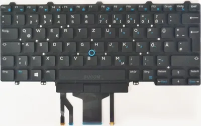 Produktbild von Tastatur für Dell Latitude 12 5000 E5250 E7250 E7270 Deutsche Keyboard mit Baklite 0N5C9F