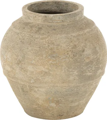 Immagine prodotto di Vaso da fiori J-Line in cemento antico beige piccolo