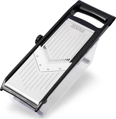 Produktbild von Mandoline Verstellbare Gemüseschneider mit Julienne-Messern und Auffangbehälter