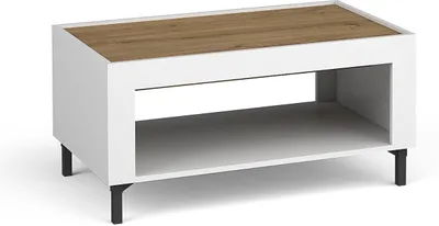 Produktbild von Couchtisch Mossa Mo9 Kaffetisch 97X46X56 Cm Sofatisch Wohnzimmertisch Weiß