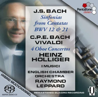 Produktbild von Holliger, H: Sinfonias aus Kantaten BWV 12 & 21/4 Oboenkonze