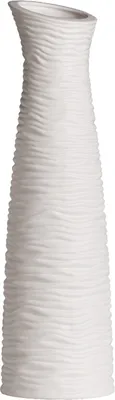 Produktbild von Gilde Bodenvase, "Diverso", Keramik, weiß, H. 46 cm, D. 13 cm 86020 4001250860204 3 Stück (3-fach sortiert)
