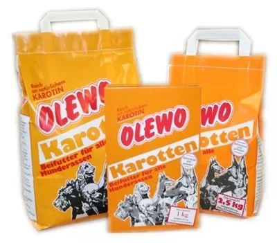 Produktbild von OLEWO Karotten-Pellets für Hunde, Snacks, Hund, Universal, Karotte, 1 kg