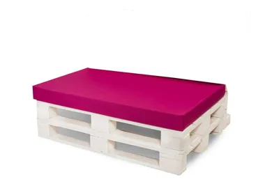 Produktbild von Palettenkissen 120×40 cm – Bequemes Sitzkissen für Palettensofa und Gartenlounge Palettenkissen  Rosa Gartenkissen, palettenkissen outdoor