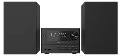 Zdjęcie produktu dla Kenwood M-450DAB, System micro domowego audio, Czarny, 10 W, 3 Ω, 10%, 20 - 20000 Hz