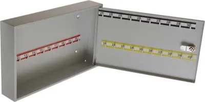 Produktbild von SK40 Schlüsselschrank mit Kassettenschloss, 40 Haken